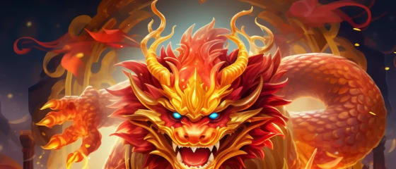 สร้างคอมโบที่ร้อนแรงที่สุดใน Super Golden Dragon Inferno โดย Betsoft